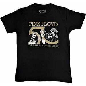 Pink Floyd Tričko Band Photo & 50th Logo Unisex Black M vyobraziť