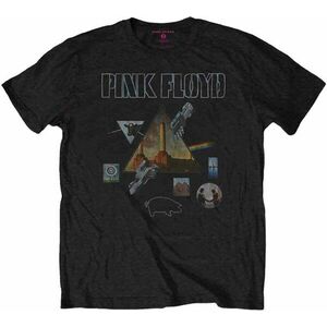 Pink Floyd Tričko Montage Unisex Black L vyobraziť