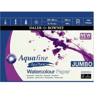 Daler Rowney Aquafine Texture Watercolour Paper Skicár Aquafine 22, 9 x 30, 5 cm 300 g vyobraziť