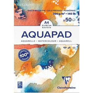 Clairefontaine Goldline Aquapad Glued Pad Skicár A4 300 g vyobraziť