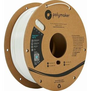 Polymaker PolyLite PETG Filament 1, 75 mm 1 kg White vyobraziť