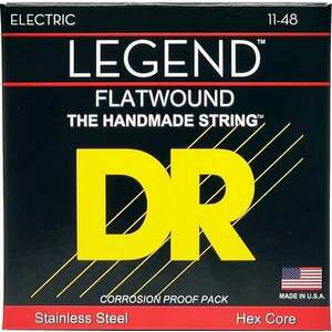 DR Strings Legend Flatwound Light 11-48 Struny pre elektrickú gitaru vyobraziť