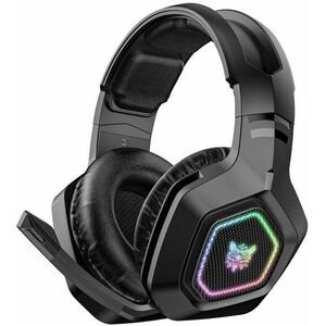 Onikuma B100 RGB Bluetooth Wireless Gaming Headset Čierna PC slúchadlá vyobraziť