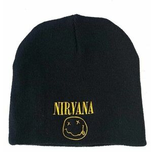 Nirvana Čiapka Face Logo Black vyobraziť