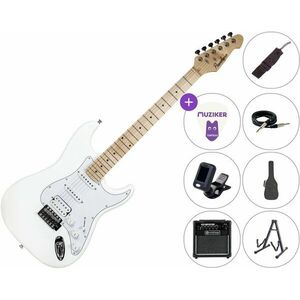 Pasadena ST-11 SET White Elektrická gitara vyobraziť