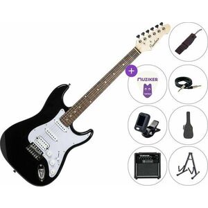 Pasadena ST-11 SET Black Elektrická gitara vyobraziť