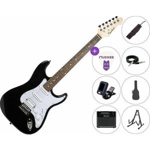 Pasadena ST-11 SET 2 Black Elektrická gitara vyobraziť