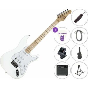 Pasadena ST-11 SET 3 White Elektrická gitara vyobraziť