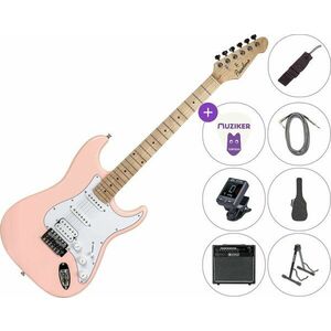 Pasadena ST-11 SET 40W Pink Elektrická gitara vyobraziť