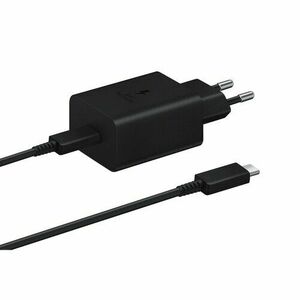 EP-T4510XBE Samsung Super Fast Charging 45W USB-C Cestovní nabíječka Black + USB-C Datový Kabel vyobraziť