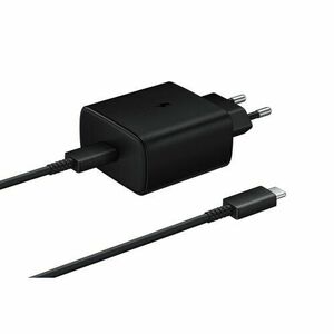 EP-TA845EBE + EP-DW767JBE Samsung Quickcharge 45W Cestovní nabíječka Black (OOB Bulk) vyobraziť