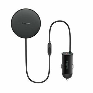 Baseus CW01 Magnetický Držák do Auta s 15W Bezdrátovým Nabíjením + 25W USB-C Autonabíječkou Black vyobraziť