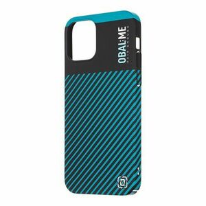 OBAL: ME Flossy Stripes Kryt pro Apple iPhone 12/12 Pro Black/Teal vyobraziť