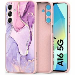 Puzdro Tech-Protect Samsung Galaxy A16, Mramor - fialové vyobraziť