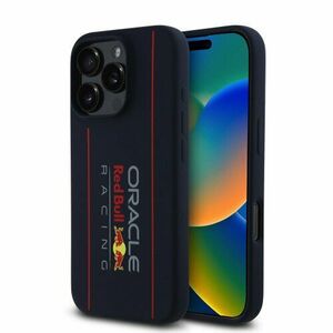 Red Bull Silicone Vertical Logo MagSafe Zadní Kryt pro iPhone 16 Pro Max Navy vyobraziť