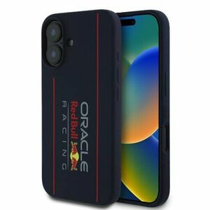 Red Bull Silicone Vertical Logo MagSafe Zadní Kryt pro iPhone 16 Navy vyobraziť