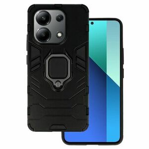 Puzdro Ring Armor Xiaomi Redmi Note 13 4G - čierne vyobraziť