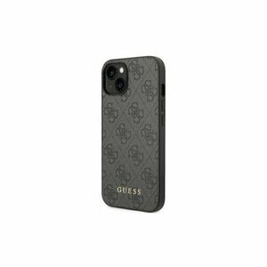 Guess case for iPhone 14 Pro 6, 1" GUHCP14LG4GFGR gray Basic PC/TPU 4G PU case Gold Logo vyobraziť