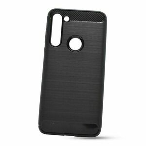 Puzdro Carbon Lux TPU Motorola Moto G8 Power - čierne vyobraziť