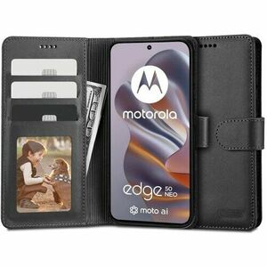 Puzdro Tech-Protect Wallet Book Motorola Edge 50 Neo - čierne vyobraziť