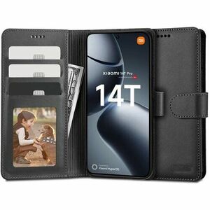 Puzdro Tech-Protect Wallet Book Xiaomi Redmi 14T Pro - čierne vyobraziť