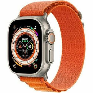 Apple Watch Ultra 49mm Titanium Orange Alpine Loop - Trieda B vyobraziť