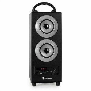 Auna Beachboy 2.1 reproduktor, strieborný, USB, SD vyobraziť
