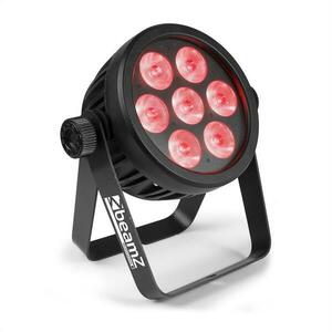 Beamz BAC500, Aluminium, ProPar, 7 x 14 W 7 v 1 LED dióda, RGBA-UV-CW/WW, čierny vyobraziť