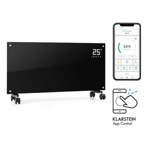 Klarstein Bornholm Smart, konvektor, 2000 W, WiFi, LED displej, časovač, IP24, čierny vyobraziť