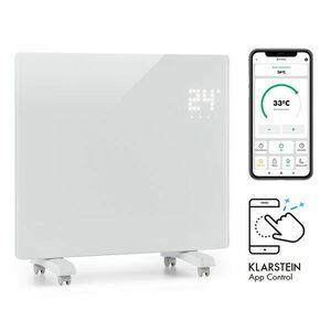 Klarstein Bornholm Single Smart, konvektor, 1000 W, ovládanie cez aplikáciu, biely vyobraziť