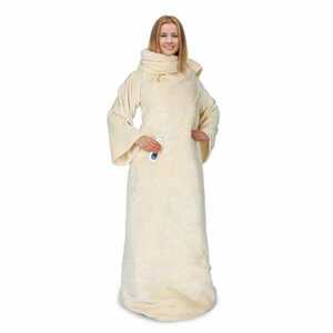 Klarstein Slanket, termodeka s rukávmi, 120 W, 155 x 180 cm, coral fleece vyobraziť