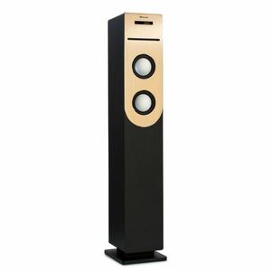 Auna Berklee, stĺpový reproduktor, 2 x 10 W RMS, FM rádio, CD prehrávač, Bluetooth, USB a SD/MMC port vyobraziť