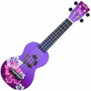 Mahalo Hibiscus Hibiscus Purple Burst Sopránové ukulele vyobraziť