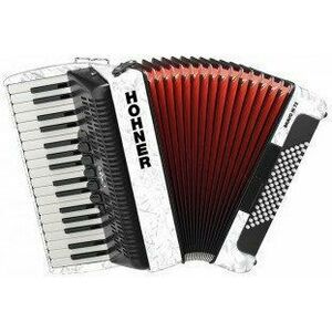 Hohner Bravo III 72 Klávesový akordeón White vyobraziť