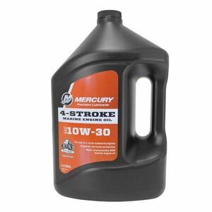 Mercury 4-Stroke Marine Engine Oil Outboard SAE 10W-30 4 L Lodný motorový olej 4 takt vyobraziť