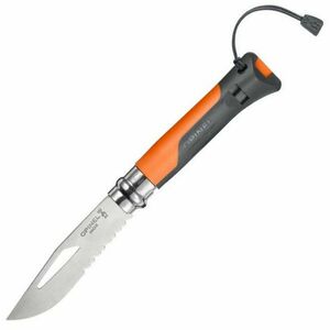 Opinel N°08 Stainless Steel Outdoor Plastic Orange Turistický nôž vyobraziť