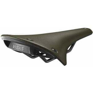 Brooks C17 Mud Green 140 mm Oceľ Sedlo vyobraziť