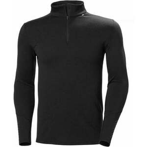 Helly Hansen Lifa Merino Midweight 1/2 Zip Black S Technická spodná vrstva vyobraziť