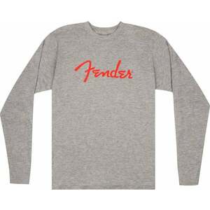 Fender Tričko Spaghetti Logo LS Heather Gray S vyobraziť