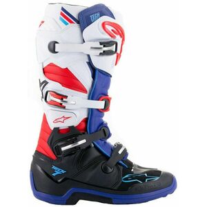 Alpinestars Tech 7 Boots Black/Dark Blue/Red/White 42 Topánky vyobraziť