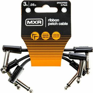 Dunlop MXR 3PDCPR03 Ribbon Patch Cable 3 Pack 8 cm Zalomený - Zalomený Patch kábel vyobraziť