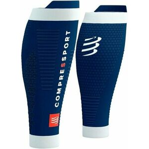 Compressport R2 3.0 Blue/White T3 Bežecké návleky na lýtka vyobraziť