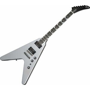 Gibson Dave Mustaine Flying V Silver Metallic Elektrická gitara vyobraziť