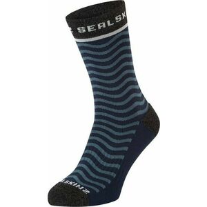 Sealskinz Rudham Mid Length Meteorological Active Sock Navy/Cream L/XL Cyklo ponožky vyobraziť