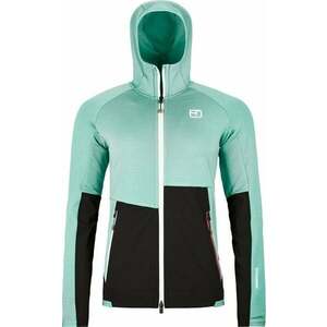 Ortovox Fleece Rib Hoody Womens Aquatic Ice L Outdoorová mikina vyobraziť