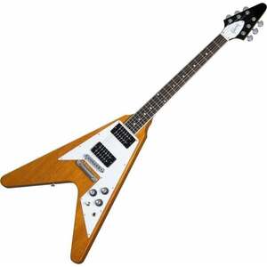 Gibson 70s Flying V Antique Natural Elektrická gitara vyobraziť