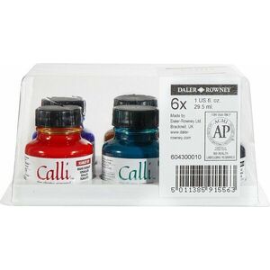 Daler Rowney Calli Sada kaligrafických tušov 6 x 29, 5 ml vyobraziť