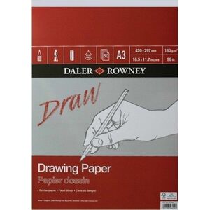 Daler Rowney Drawing Paper Skicár A3 160 g vyobraziť