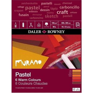 Daler Rowney Murano Pastel Paper Skicár 40, 6 x 30, 5 cm 160 g Warm Colours vyobraziť