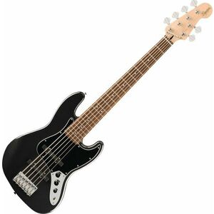 Fender Squier Affinity Series Jazz Bass VI LRL Black Metallic 6-strunová basgitara vyobraziť